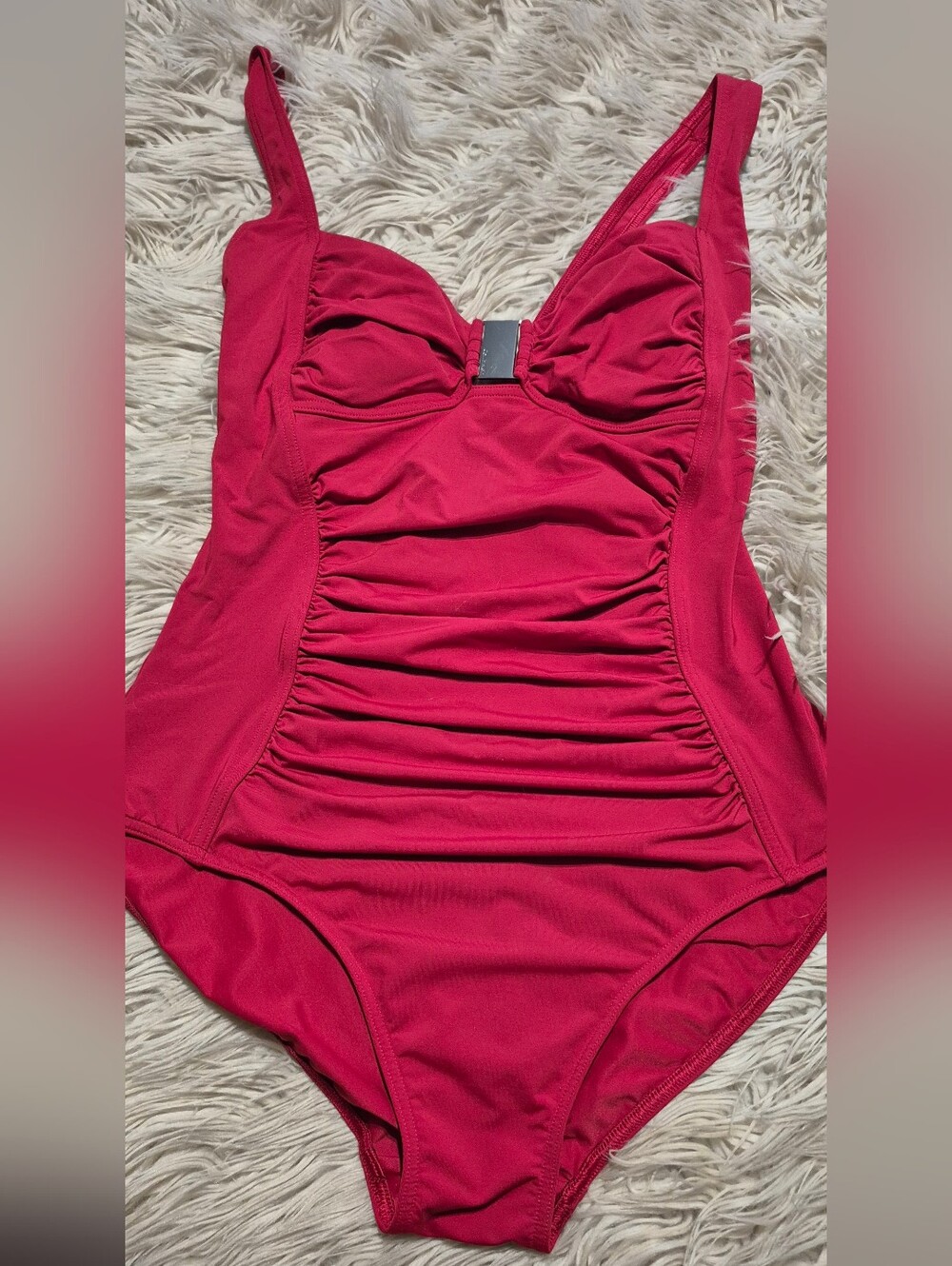 Calvin Klein Swimsuit with Silver Logo Plate